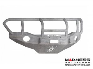 Toyota FJ Cruiser Stealth Front Winch Bumper Titan II Guard - Raw Steel WARN M8000 Or 9.5xp
